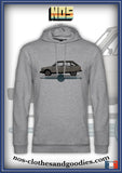 sweat capuche unisex Citroën Ami 8 beige profil 1974