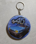 Badge / magnet / porte clé décapsuleur Renault R5 Alpine