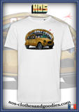 unisex t-shirt Citroën 2cv Paris yellow