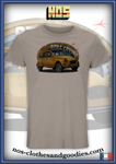 unisex t-shirt Citroën 2cv Paris yellow