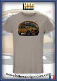unisex t-shirt Citroën 2cv Paris yellow