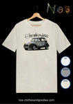 citroën 2cv charleston gray chevron unisex t-shirt