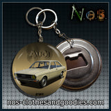 Badge / magnet / bottle opener key ring Audi 80 B1 1975
