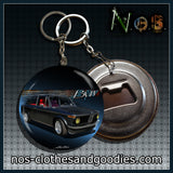 Badge / magnet / bottle opener key ring BMW 1602 black
