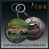 Badge/magnet/bottle opener key ring Chevrolet fleetline aerosedan 1942