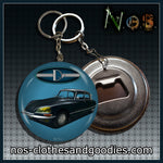 Badge/magnet/bottle opener key ring Citroën DS 21 Pallas 