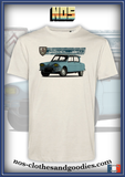 tee shirt unisex citroën Ami 6 bleue 1963