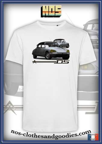 tee shirt Citroën DS 21 pallas grise av/ar