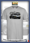 tee shirt Citroën DS 21 pallas grise "full view"