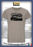 tee shirt Citroën DS 21 pallas grise "full view"