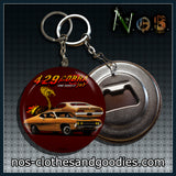 Badge / magnet / bottle opener key ring Ford Torino Gt sportsroof 429 cobra jet 1970