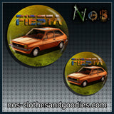 Badge / magnet / bottle opener key ring ford Fiesta MK1 rectangular headlights