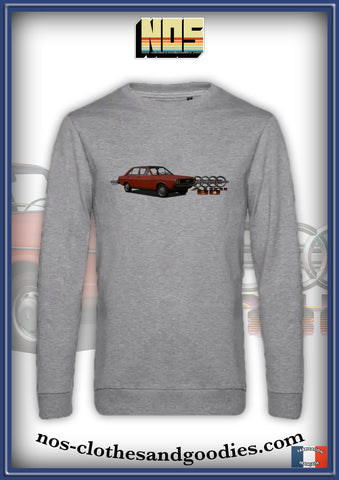 classic red Audi 80 B1 sweatshirt