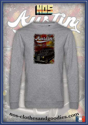 classic sweatshirt Austin FX4 "the cab" taxi 1962