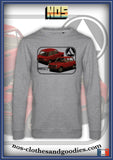 classic sweatshirt Autobianchi A112 red front/rear