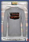 classic unisex sweatshirt BMW E9 3.00 CSL 2800 orange