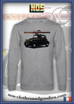 sweat classique Fiat topolino 500A noire