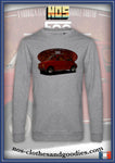 Sweat classique FIat 500 rouge