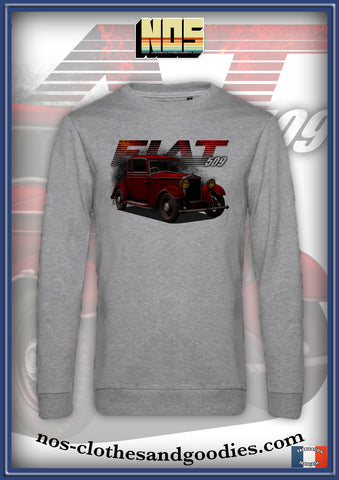 sweat classique Fiat 509 rouge