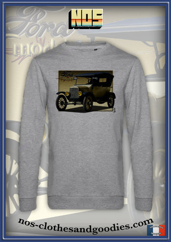 classic yellow Ford T touring sweatshirt