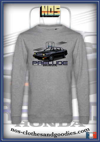 sweat classique Honda prélude MK3 noire