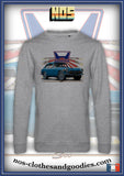 sweat classique Honda S800 bleue