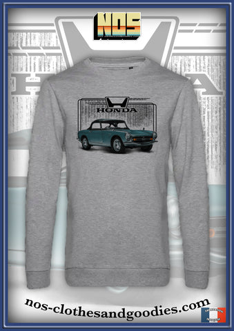 sweat classique Honda S800 verte décapotable