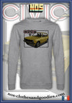 sweat classique Honda civic MK1 jaune