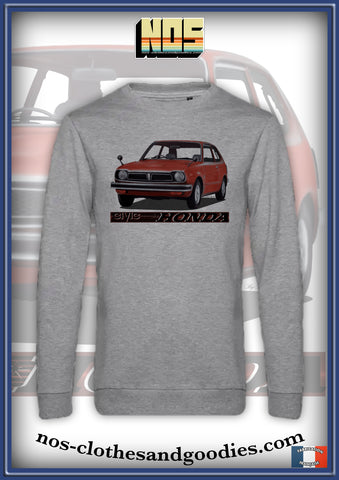 sweat classique Honda civic MK1 rouge