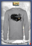 classic Peugeot 205 1.9 GTI black sweatshirt "front"