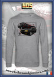 sweat classique Peugeot 205 GTI  noire av/ar