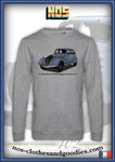 sweat classique Peugeot 402 grise