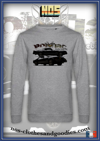 classic black Pontiac Firebird Trans Am sweatshirt