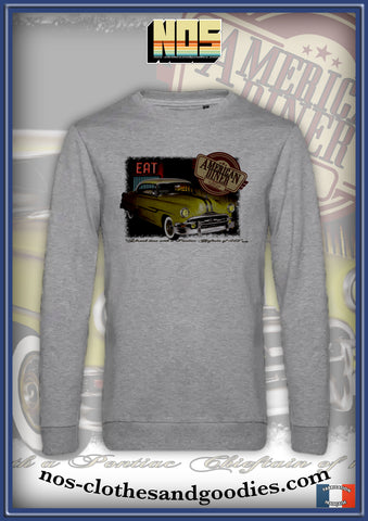 classic sweatshirt Pontiac chieftain 53 american diner