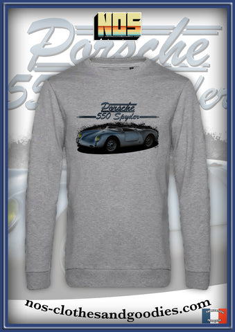 classic sweatshirt porsche 550 spyder 1956