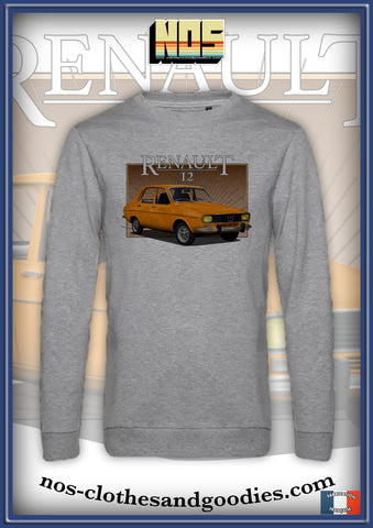 sweat classique Renault 12 orange