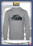 sweat classique Renault 4cv bleue verte