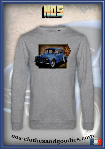 sweat classic Renault 4cv trois moustaches