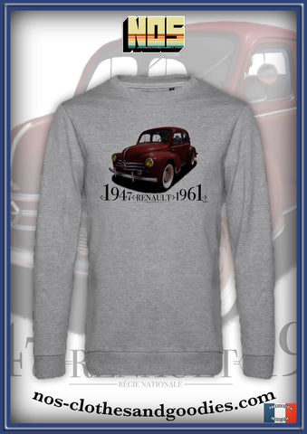 sweat classique Renault 4cv rouge