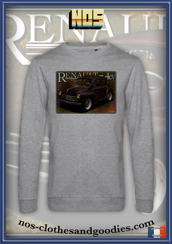 classic Renault 4cv purple sweatshirt