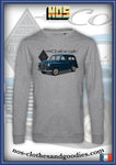 sweat classique Renault colorale bleue