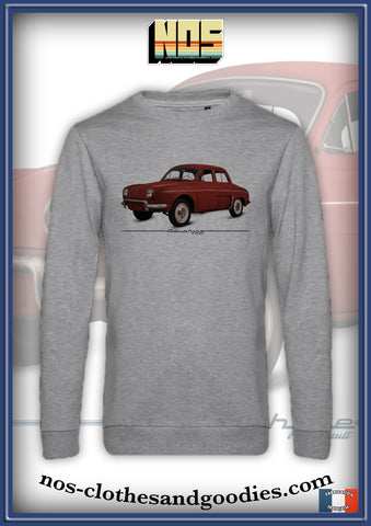 classic red Renault Dauphine sweatshirt 1961