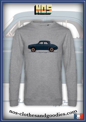 sweat classique Renault Dauphine 1961 profil