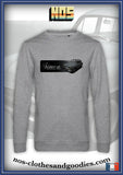 classic unisex sweatshirt Simca rounded elysee gray 1959