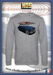 sweat classic unisex Simca aronde grand large bleu royal