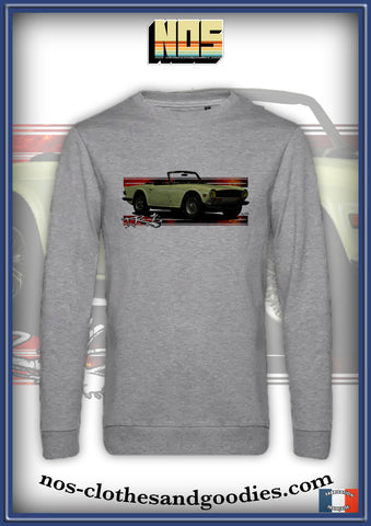 sweat classique Triumph TR6 jaune