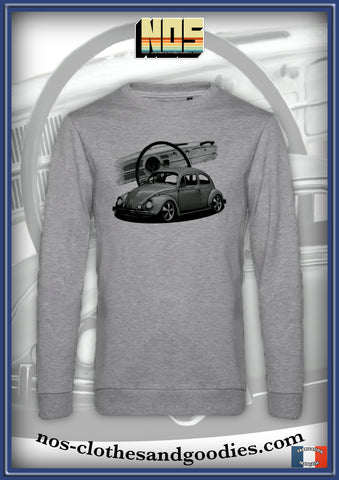 sweat classique VW cox et tableau de bord