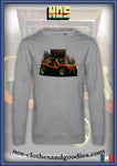 classic orange VW Buggy sweatshirt