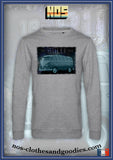 sweat classique VW combi bulli ice blue