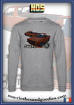 sweat classique VW caddy orange blason av/ar